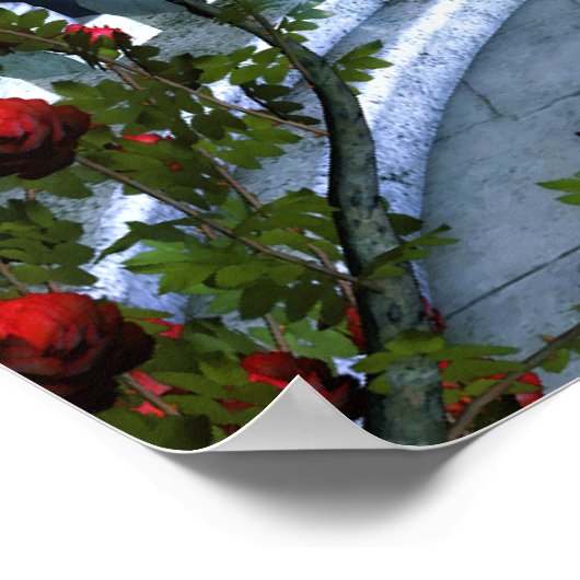 Poster La mascarade Rose (Coin)