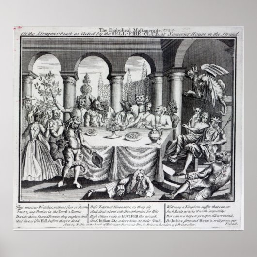 Poster La masquade diabolique (Devant)