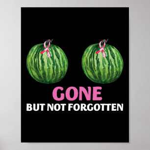 Poster La Mastectomie Survivante Du Cancer Est Partie Mai