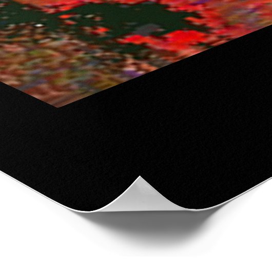 Poster LA MATIÈRE N'A PAS D'IMPORTANCE Masque fractal en (Coin)