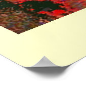 Poster LA MATIÈRE N'A PAS D'IMPORTANCE Masque fractal en  (Coin)