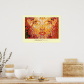 Poster LA MATIÈRE N'A PAS D'IMPORTANCE Masque fractal en  (Cuisine)