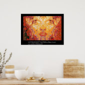 Poster LA MATIÈRE N'A PAS D'IMPORTANCE Masque fractal en  (Cuisine)
