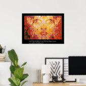 Poster LA MATIÈRE N'A PAS D'IMPORTANCE Masque fractal en  (Bureau à domicile)