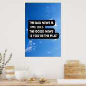 Poster La mauvaise nouvelle, c'est que le temps file la b (Cuisine)