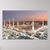 Poster La Mecque Al-Masjid an-Nabawi à la valeur de prièr (Devant)