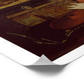 Poster La Méditation de Saint-Jérôme (huile sur panneau) (Coin)