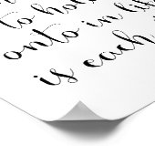 Poster La meilleure chose à retenir dans la vie est l'aut (Coin)