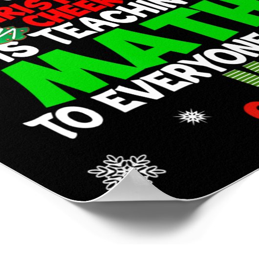 Poster La Meilleure Façon De Diffuser La Fête De Noël Est (Coin)