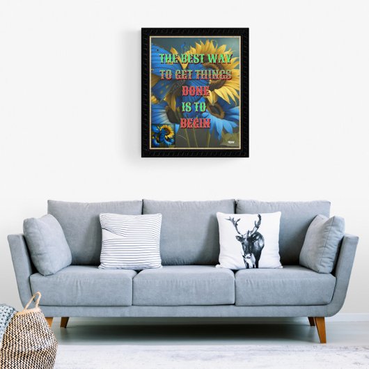 Poster La meilleure façon de faire les choses est de comm