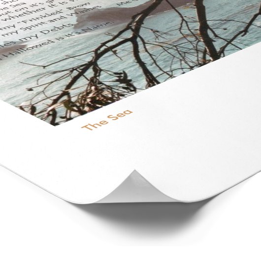 Poster La mer (Coin)