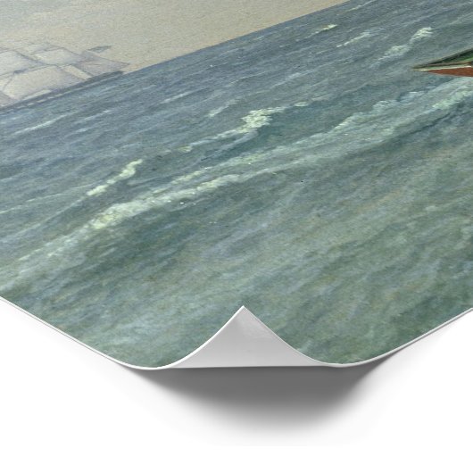 Poster La mer, 1831 (Coin)