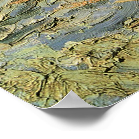 Poster La mer à Saintes-Maries - Van Gogh (Coin)