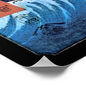 Poster La mer à Satta dans la province de Suruga (Coin)