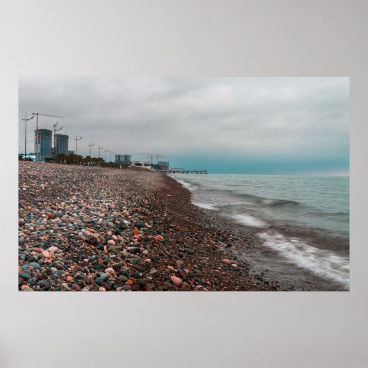 Poster La mer de Batumi. Géorgie (Devant)