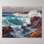 Poster La mer de Californie | Edgar Alwin Payne (Devant)