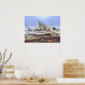 Poster La mer de glace (Friedrich 1824) (Cuisine)