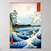 Poster La mer d'Hiroshige à Satta (Devant)