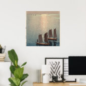 Poster La Mer Étincelante. (Bureau à domicile)