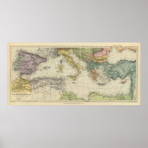 Poster La mer Méditerranée 2