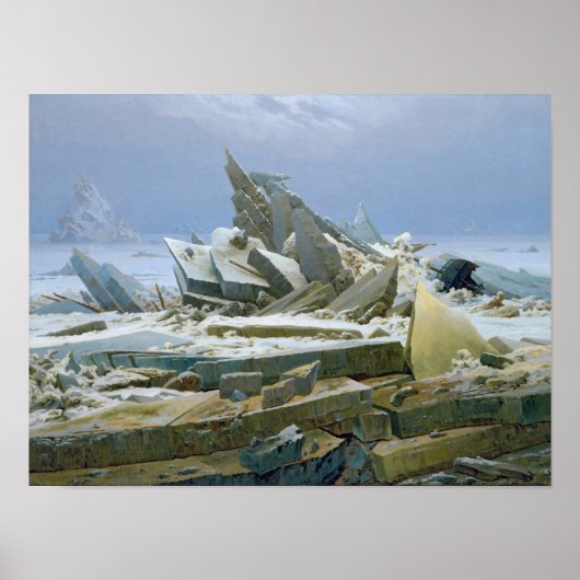 Poster La mer polaire, 1824 (Devant)