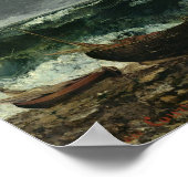 Poster La Mer Stormy ou, La Vague, 1870 (Coin)