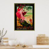 Poster La mer vintage (Cuisine)