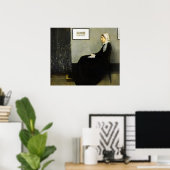 Poster La mère de Whistler par James Abbott McNeill Whist (Bureau à domicile)