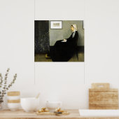 Poster La mère de Whistler par James Abbott McNeill Whist (Cuisine)
