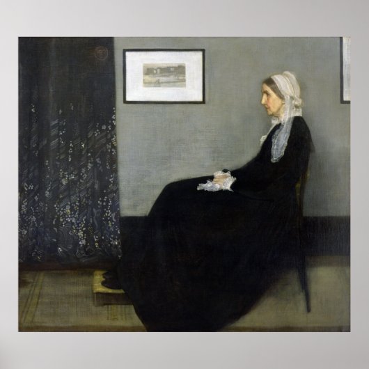 Poster La mère de Whistler par James Abbott McNeill Whist (Devant)