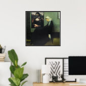 Poster La mère de Whistler s'est fait gazer - par Mona Li (Bureau à domicile)