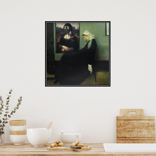 Poster La mère de Whistler s'est fait gazer - par Mona Li (Cuisine)