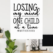 Poster La Mère Un Enfant À La Fois (Bureau à domicile)