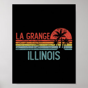 Poster La Mesa Californie Drôle de voyage en ville aux Us