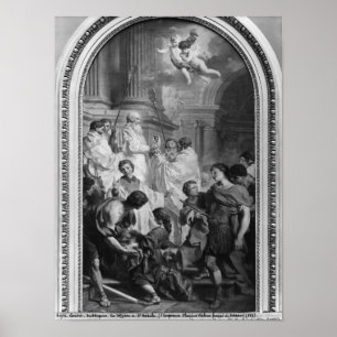 Poster La messe de Saint-Basile, avant 1747