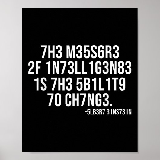 Poster La mesure de l'intelligence codée par la science m (Devant)