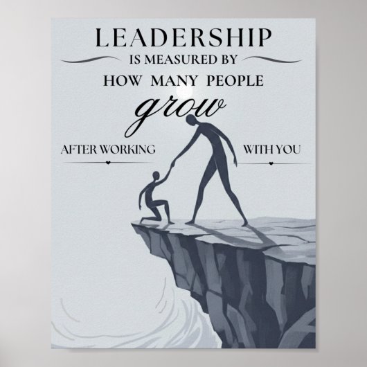 Poster La mesure d'un leader (Devant)