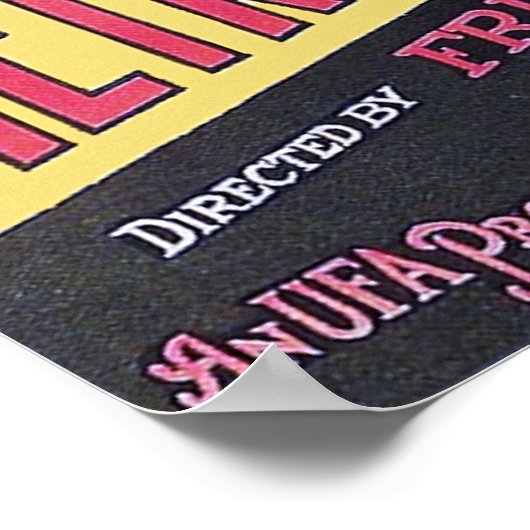 Poster La métropole de Fritz Lang (Coin)