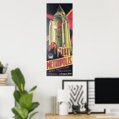 Poster La métropole de Fritz Lang (Bureau à domicile)