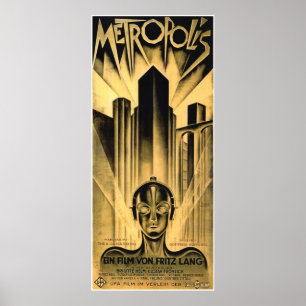 Poster La métropole de Fritz Lang