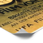 Poster La métropole de Fritz Lang (Coin)