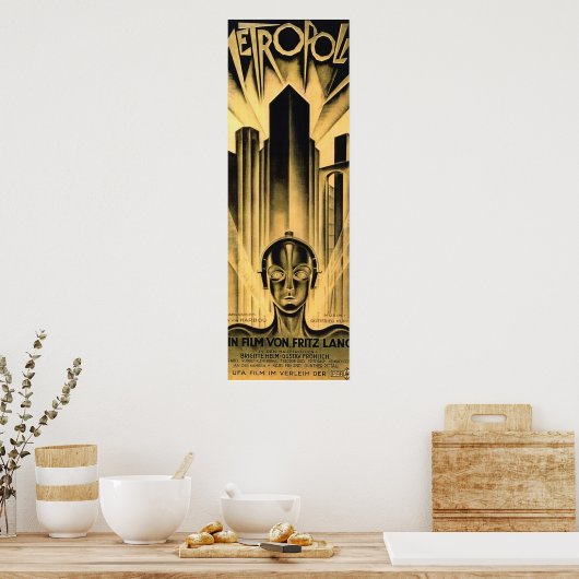 Poster La métropole de Fritz Lang (Cuisine)