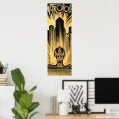 Poster La métropole de Fritz Lang (Bureau à domicile)