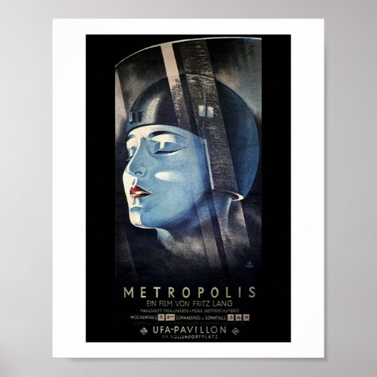 Poster La métropole de Fritz Lang (1927) (Devant)
