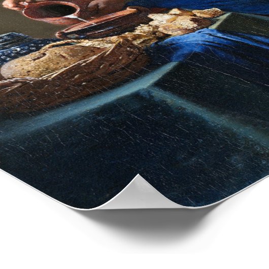 Poster La Milkmaid, Johannes Vermeer, 1657-1658 (Coin)