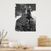 Poster La mine #2 B&W (Cuisine)