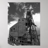 Poster La mine #2 B&W (Devant)