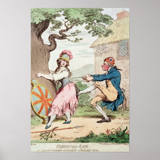 Poster La mode avant facilité ou une bonne constitution.. (Devant)