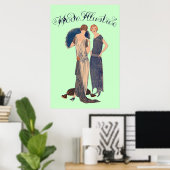 Poster La mode illustrée (Magazine français 1922) (Bureau à domicile)