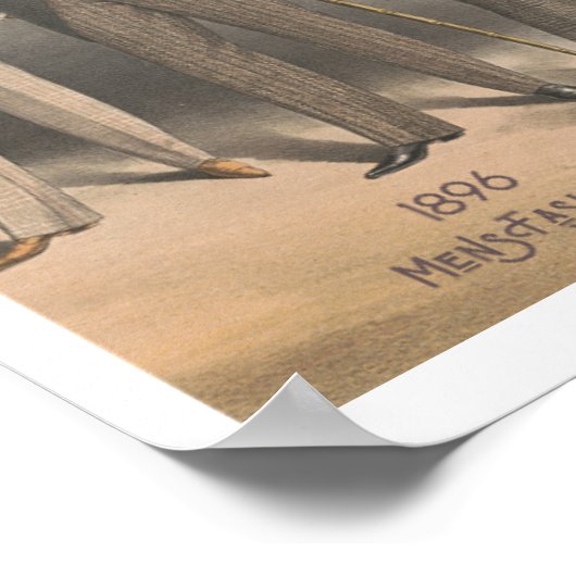 Poster La mode masculine Sharp (Coin)